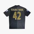 Manchester City 2013-14 Away Toure Yaya #42 Away Shirt L