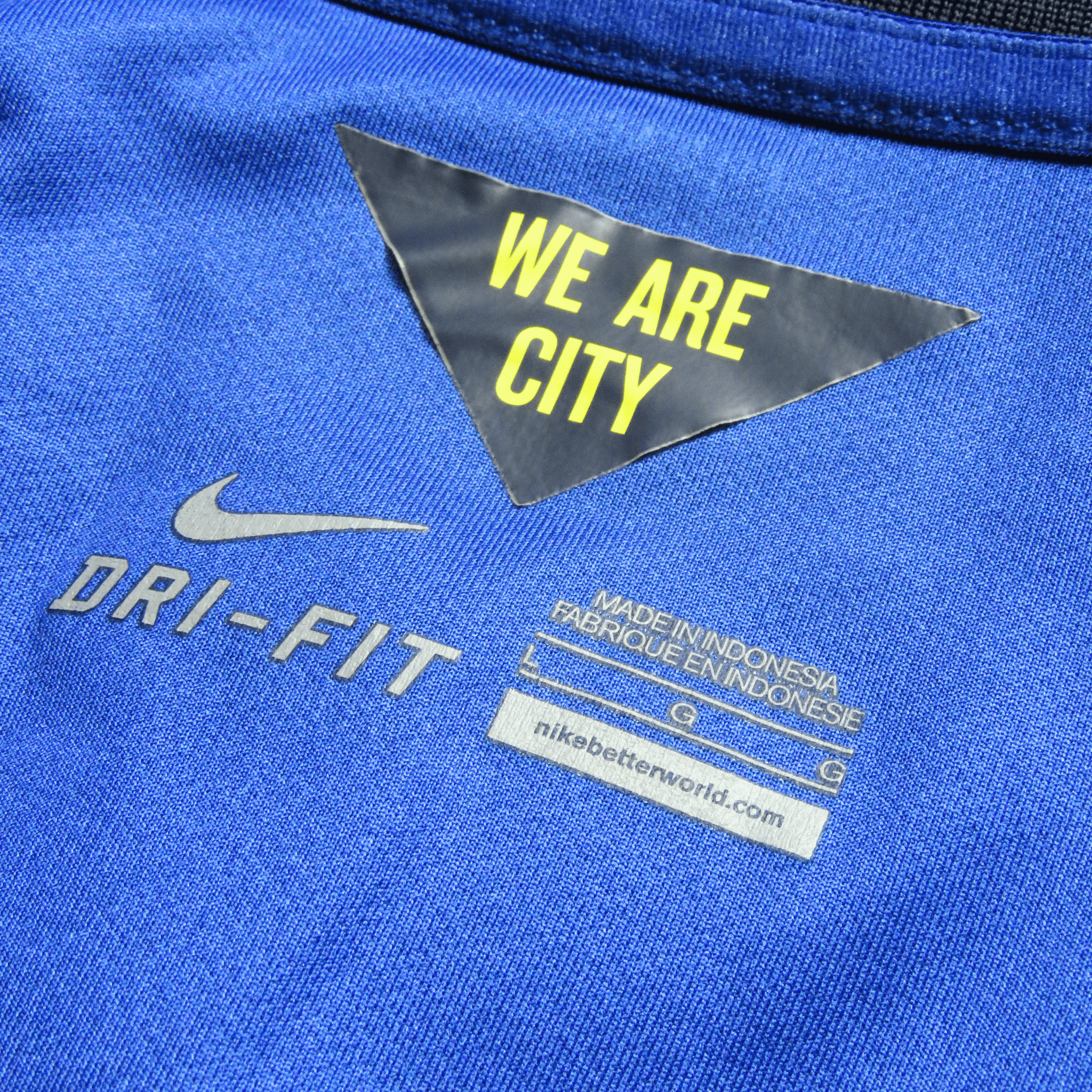 Manchester City 2014-15 Away Agüero #16 Shirt L