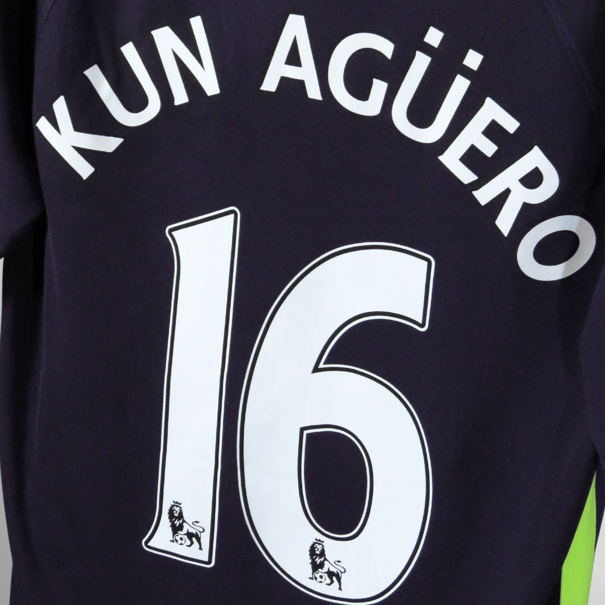 Manchester City 2014-15 Third Agüero #16 Shirt M