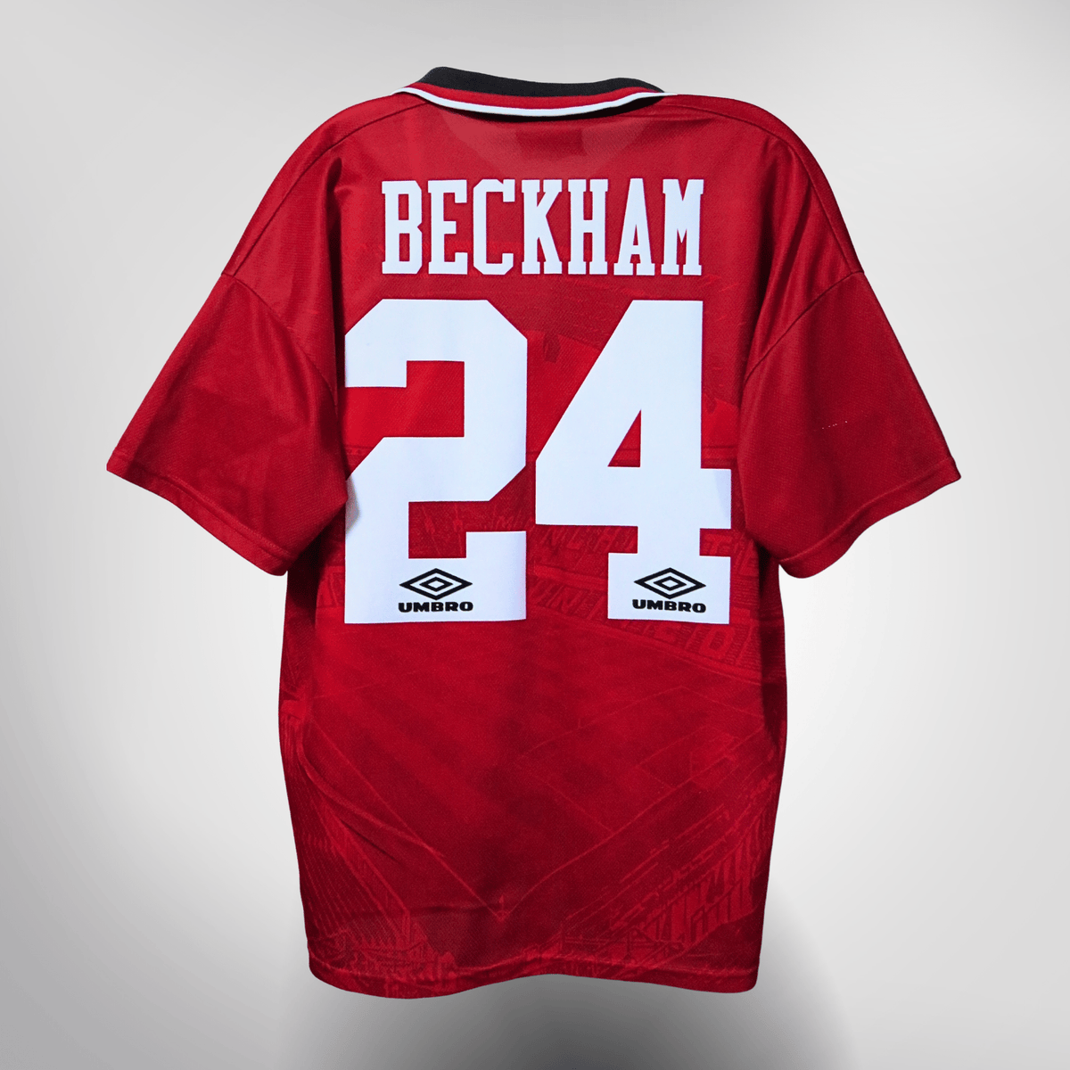 Manchester United 1994-96 Home Beckham #24 Shirt M