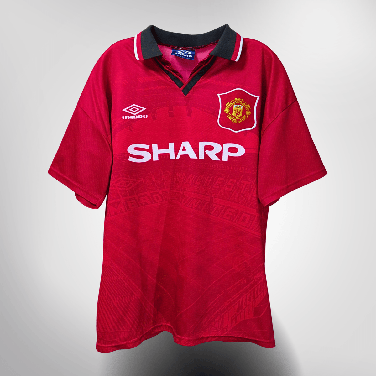 Manchester United 1994-96 Home Beckham #24 Shirt M