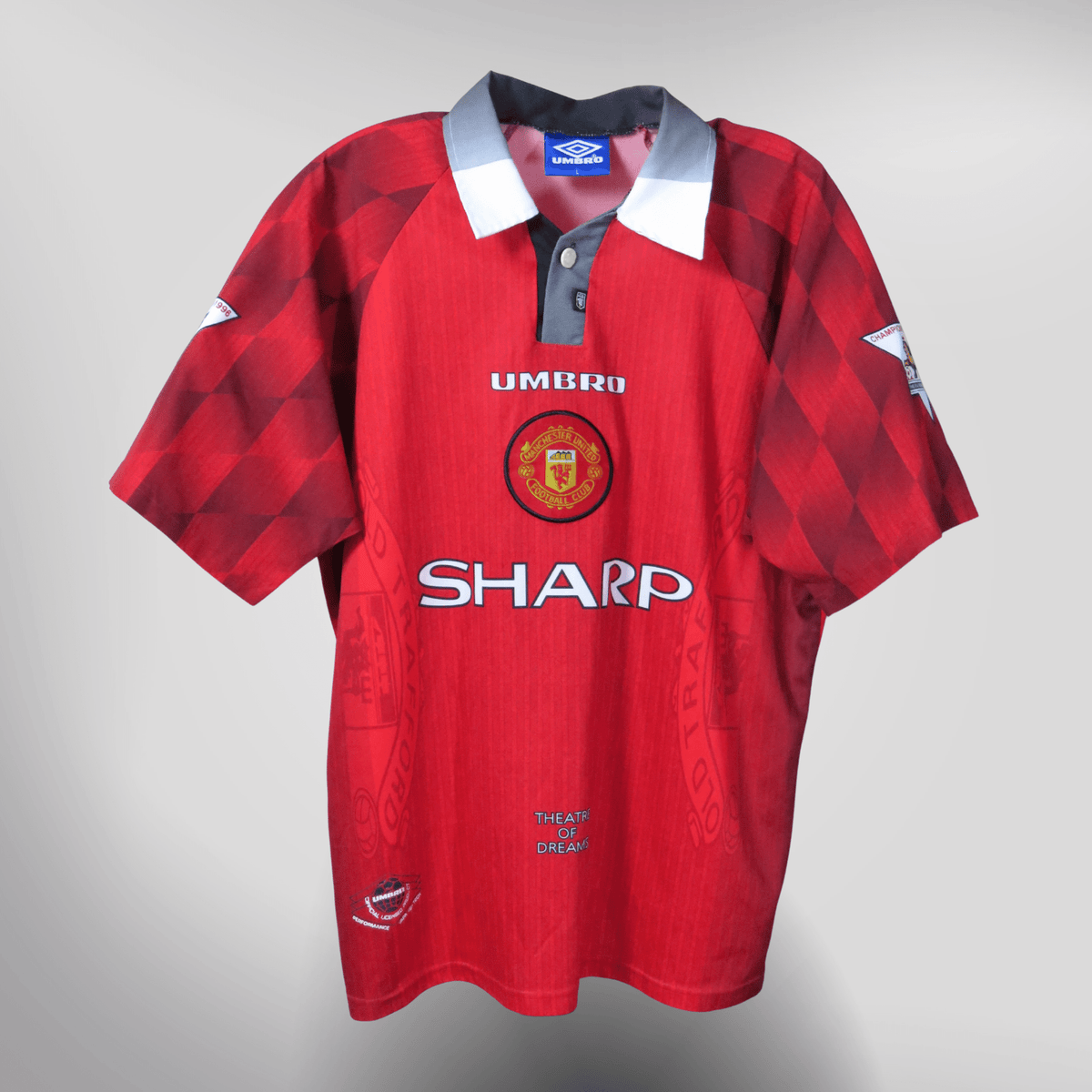Manchester United 1996-98 Home Beckham #10 Shirt L