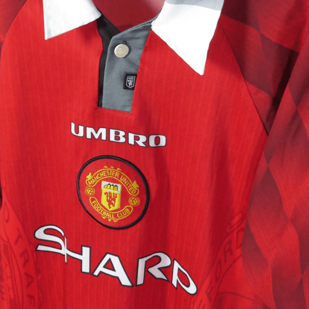 Manchester United 1996-98 Home Beckham #10 Shirt L
