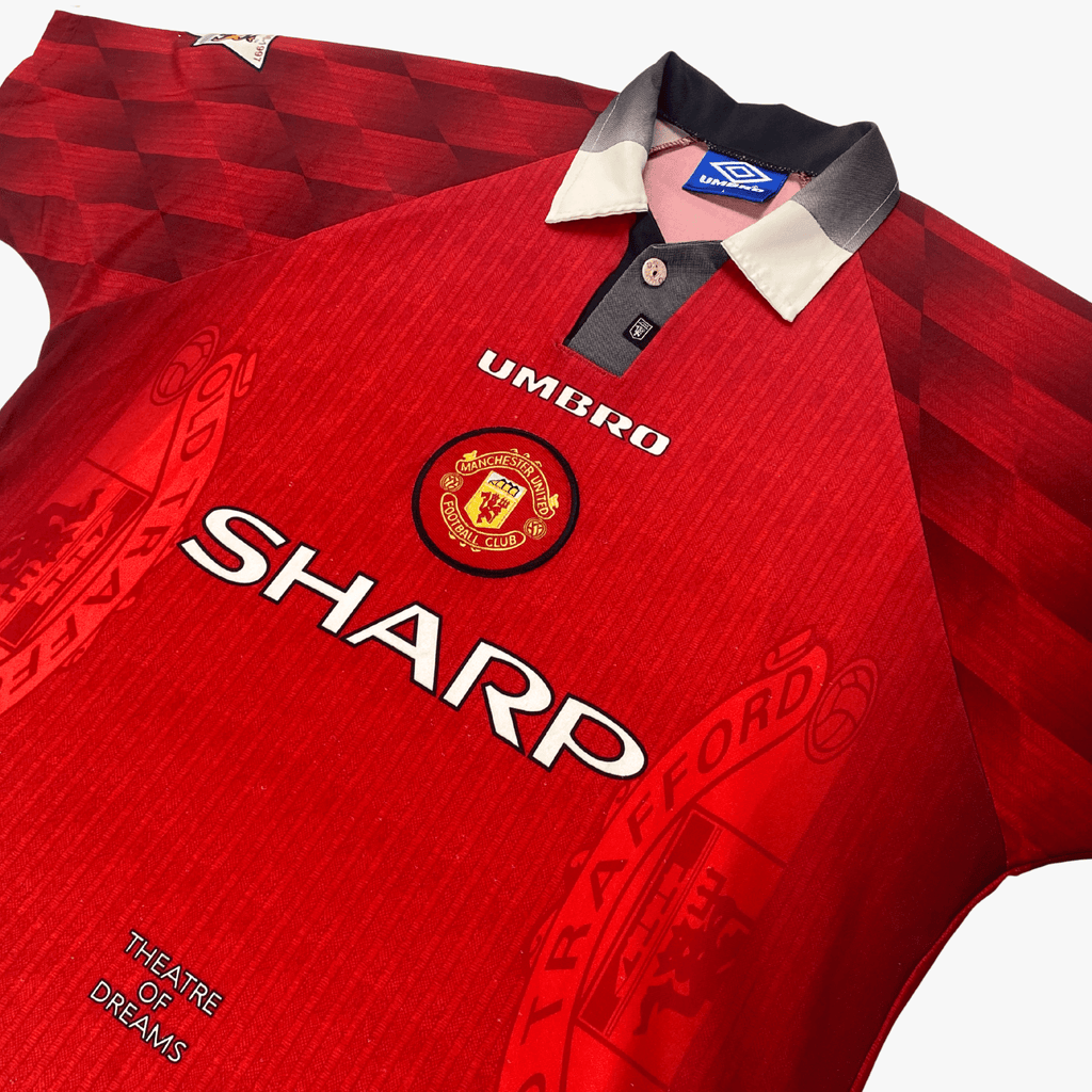 Manchester United 1996-98 Home Solskjaer #20 Shirt L