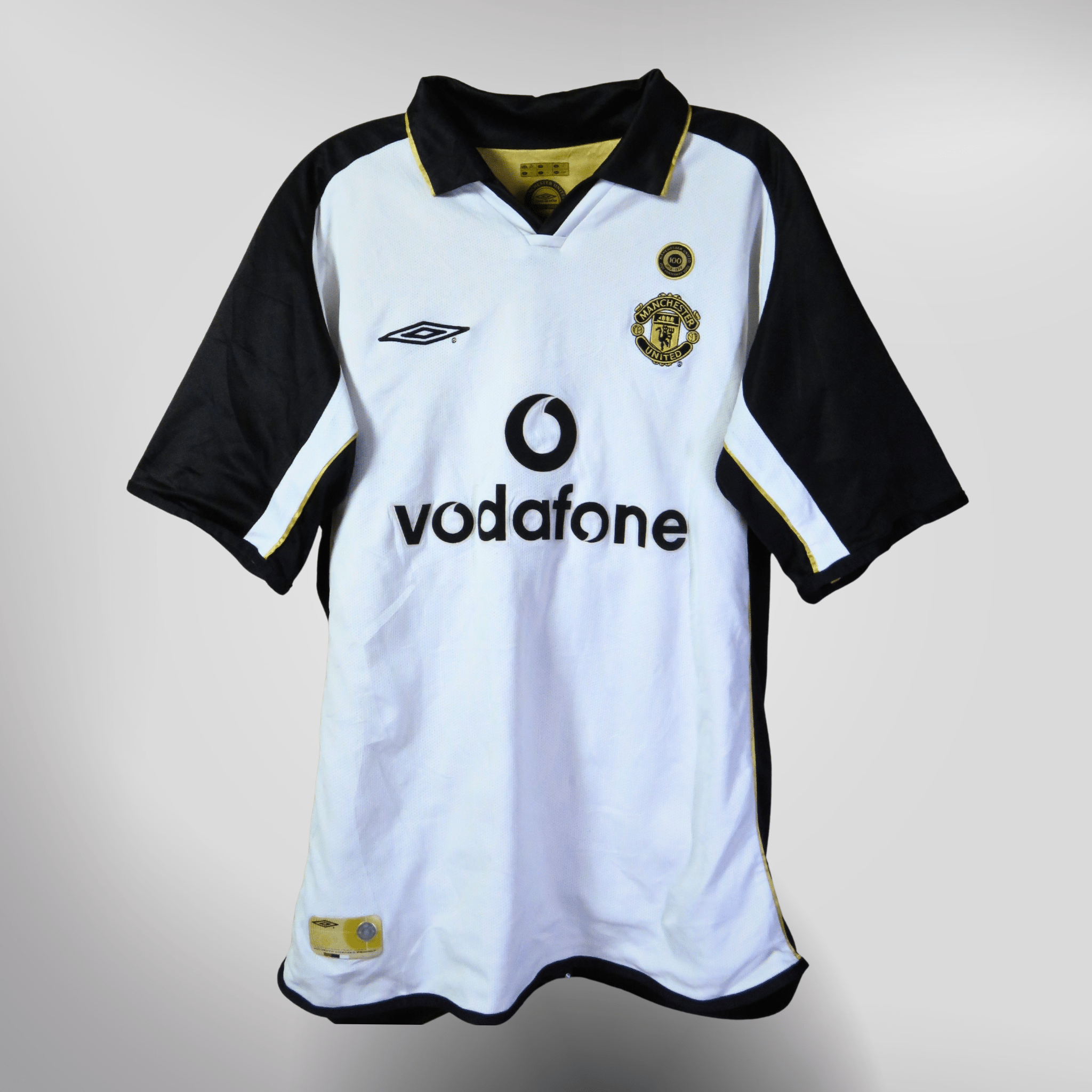 Manchester United 2001-02 Away Beckham #7 Shirt XL