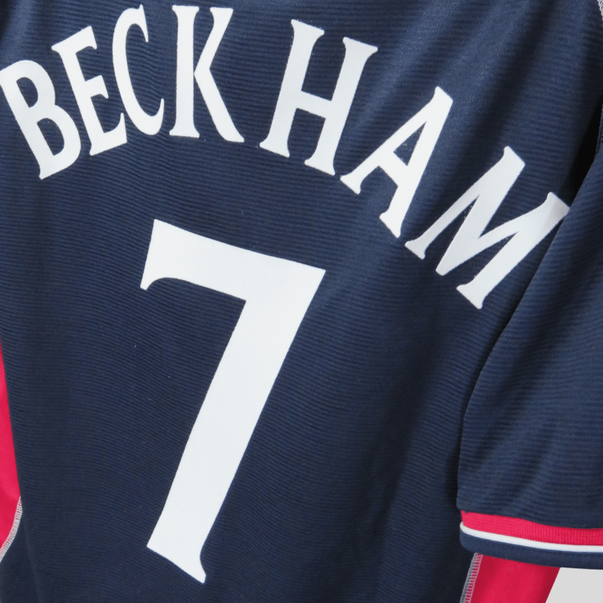 Manchester United 2000-01 Third Beckham #7 UCL Shirt L