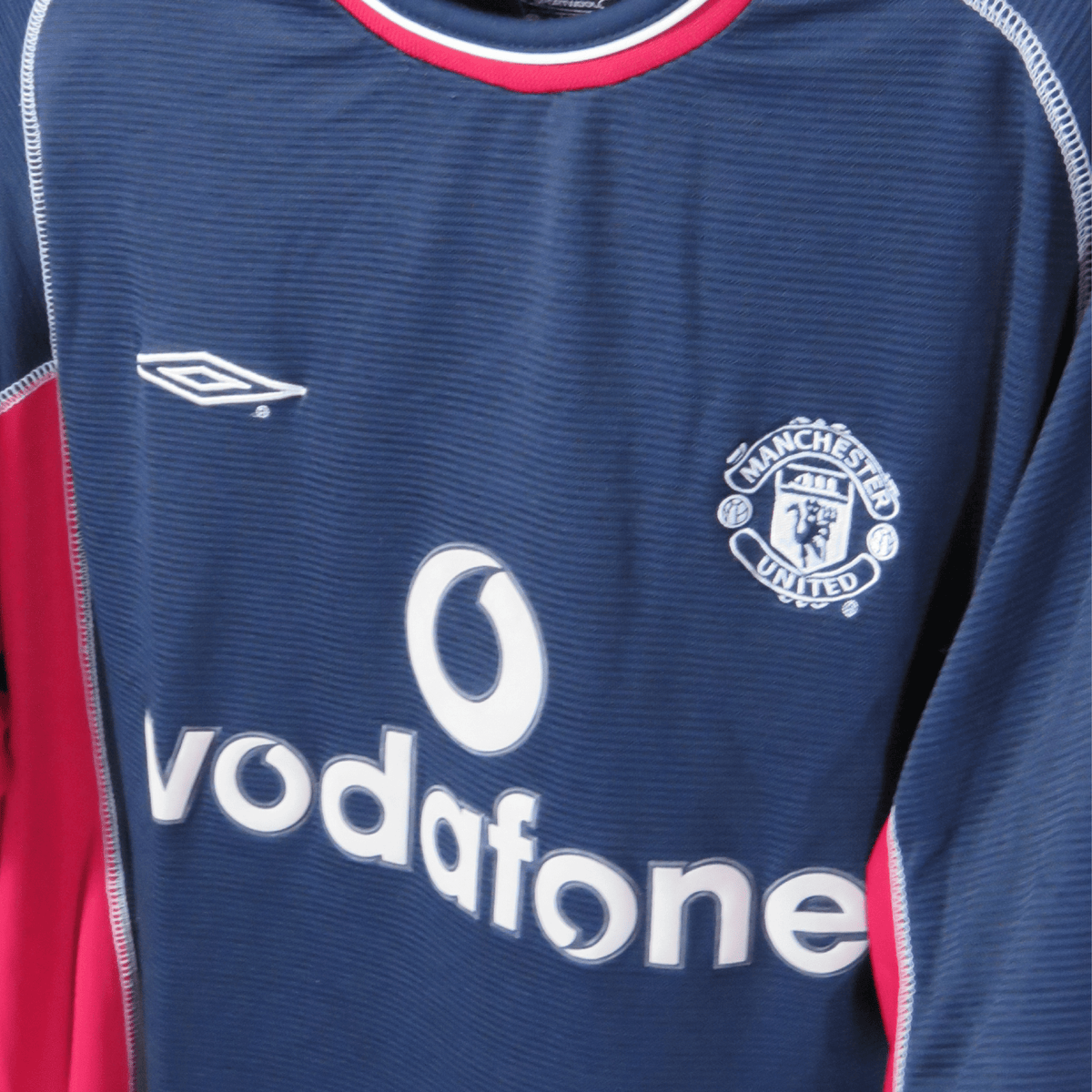 Manchester United 2000-01 Third Beckham #7 UCL Shirt L
