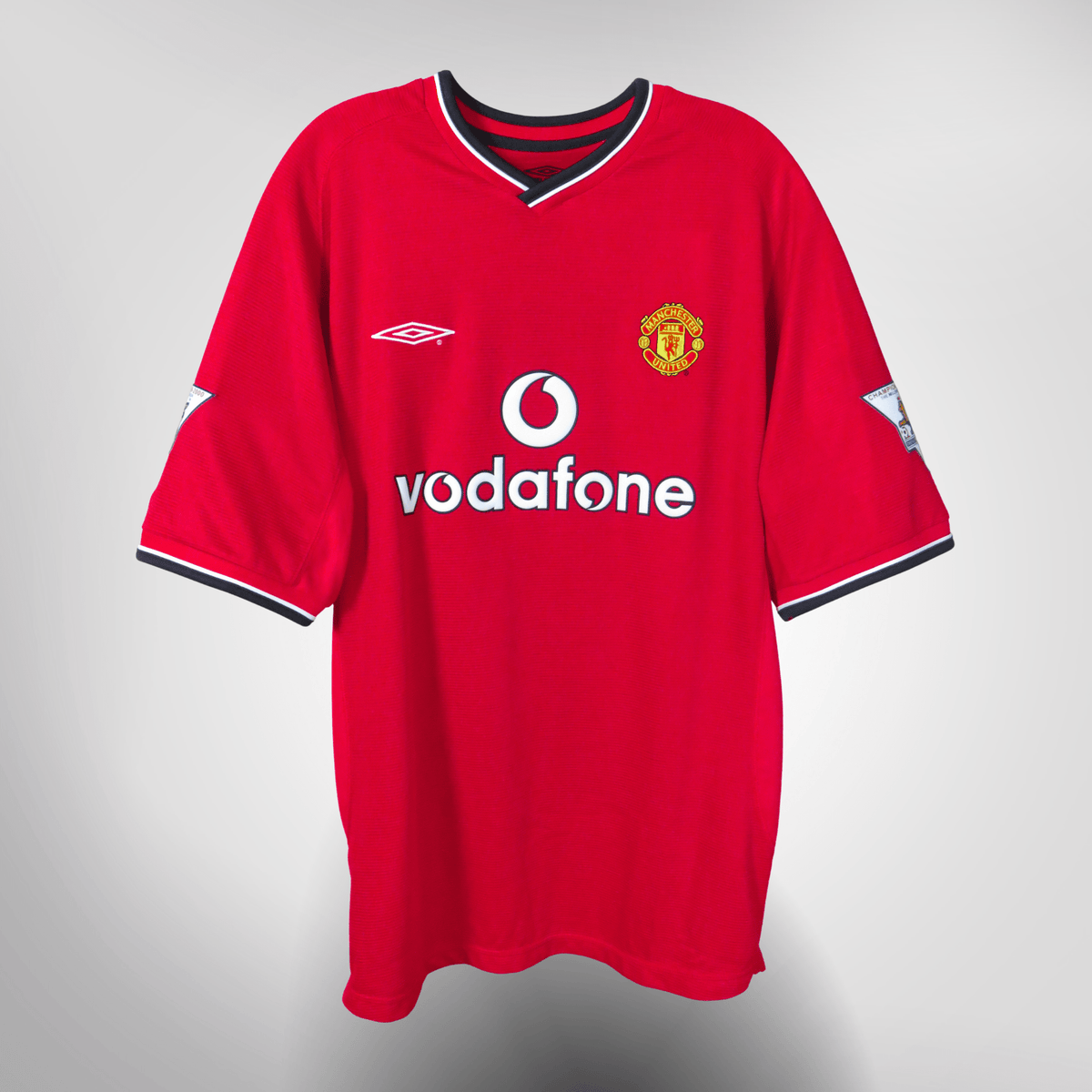 Manchester United 2000-02 Home Stam #6 Shirt XL