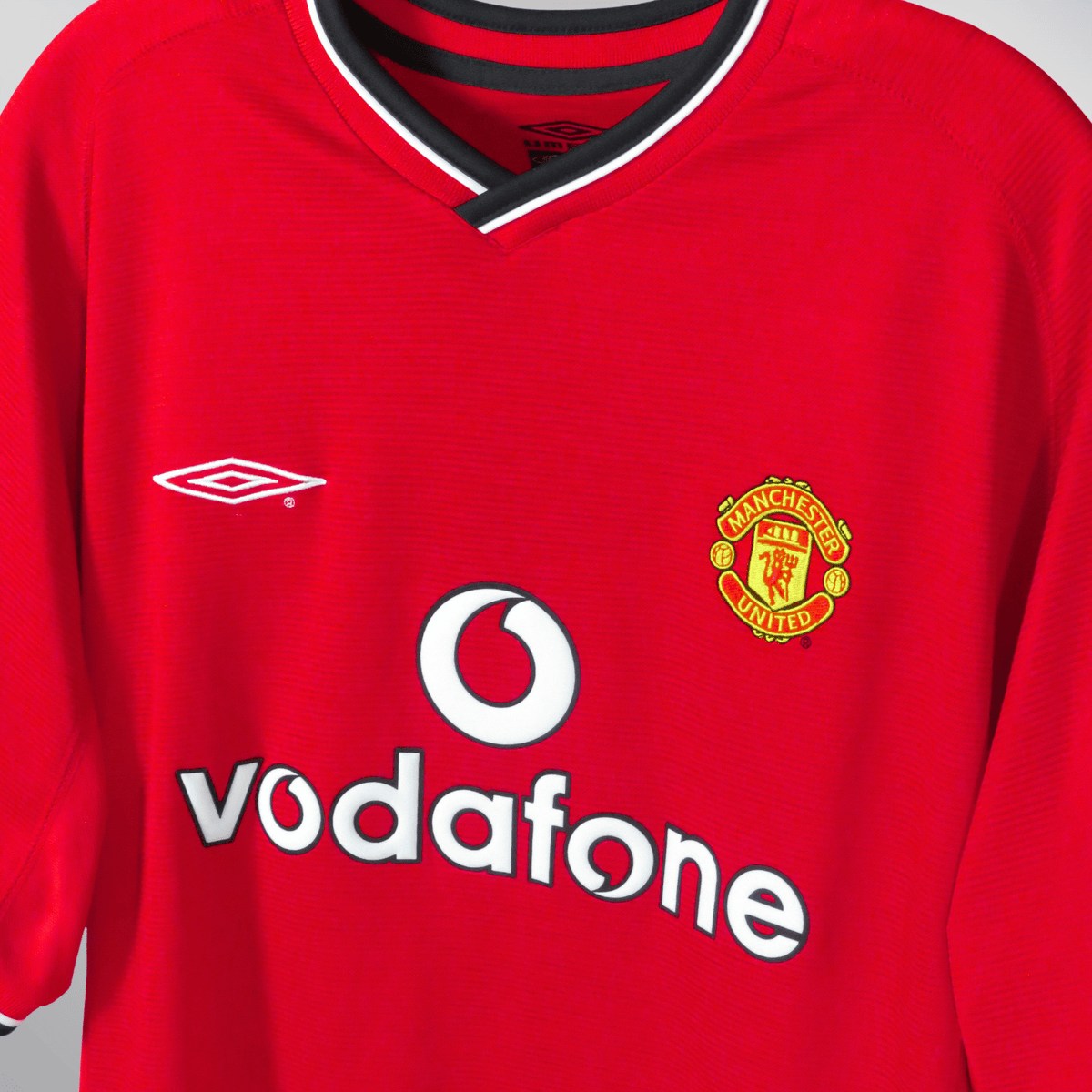 Manchester United 2000-02 Home Stam #6 Shirt XL