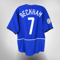 Manchester United 2002-03 Beckham #7 Third UCL Shirt L