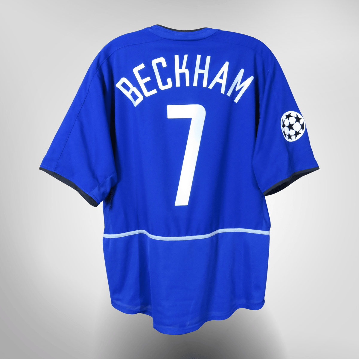 Manchester United 2002-03 Beckham #7 Third UCL Shirt L