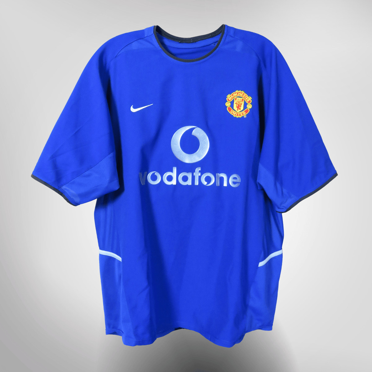 Manchester United 2002-03 Beckham #7 Third UCL Shirt L