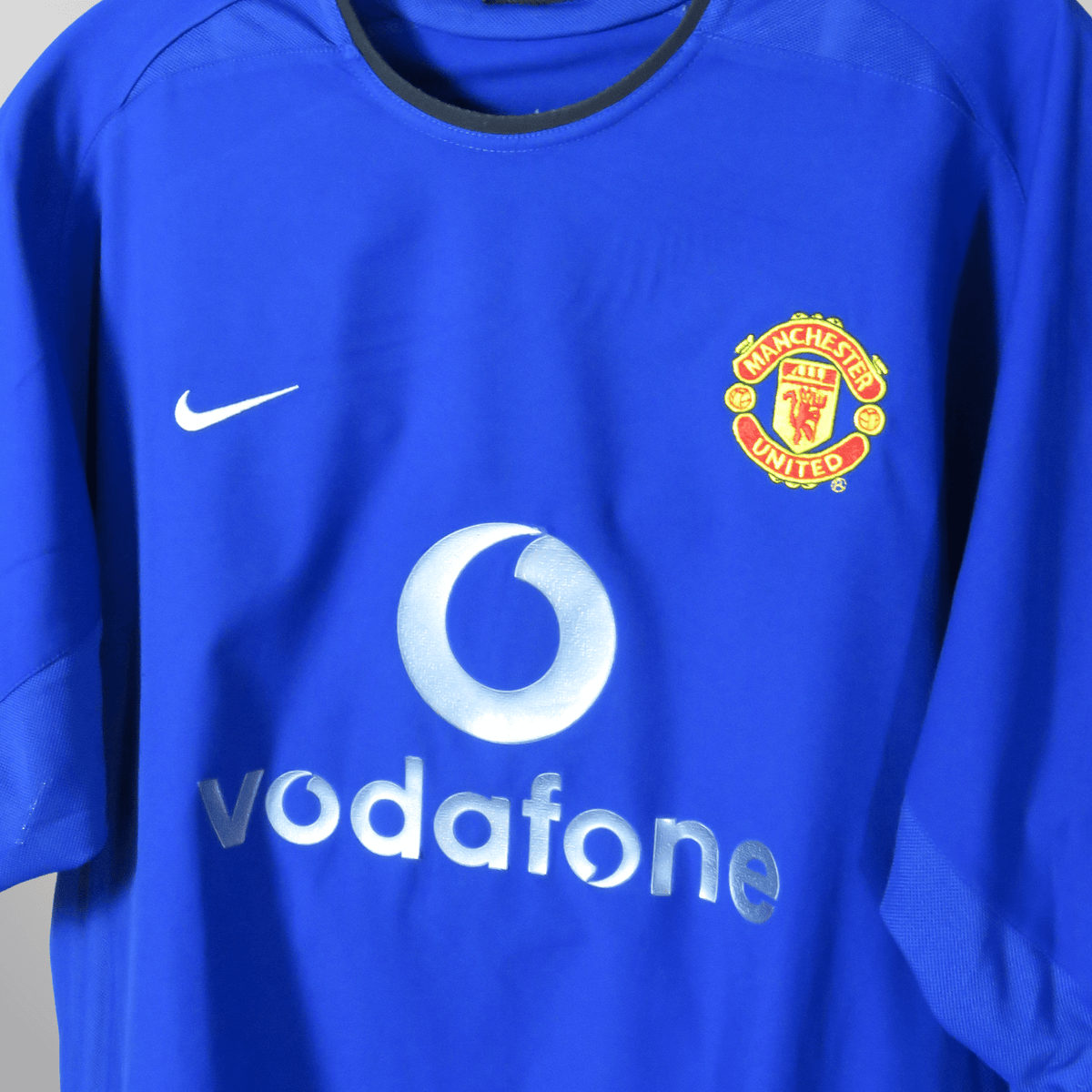 Manchester United 2002-03 Beckham #7 Third UCL Shirt L