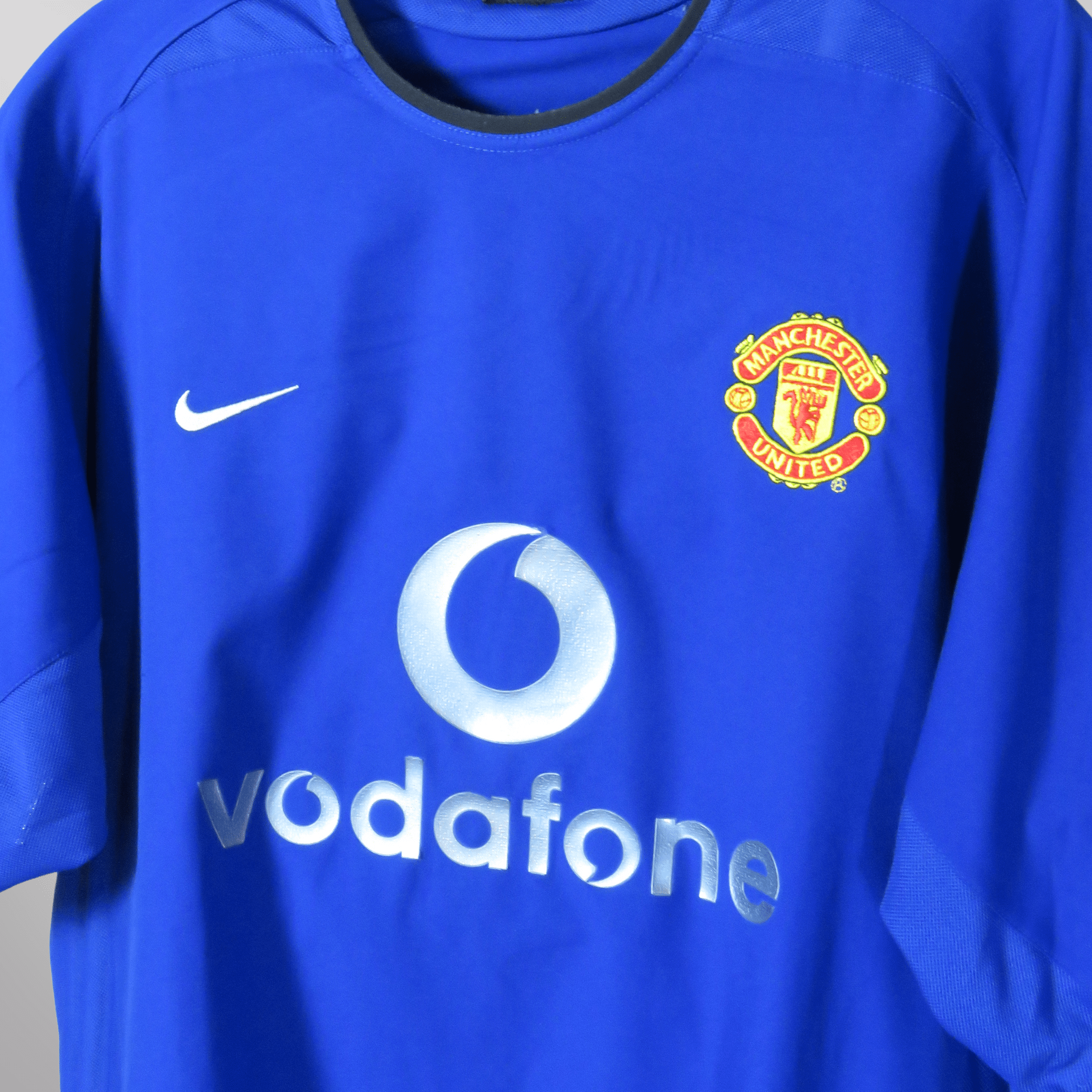 Manchester United 2002-03 Beckham #7 Third UCL Shirt L