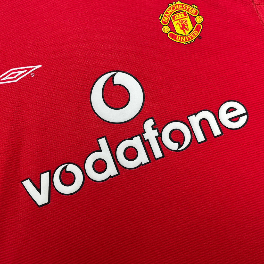 Manchester United 2000-02 Thuis Keane #16 Shirt L