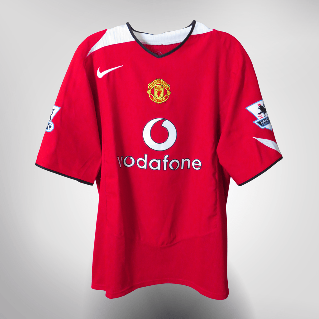 Manchester United 2004-06 Home Ronaldo # Shirt L