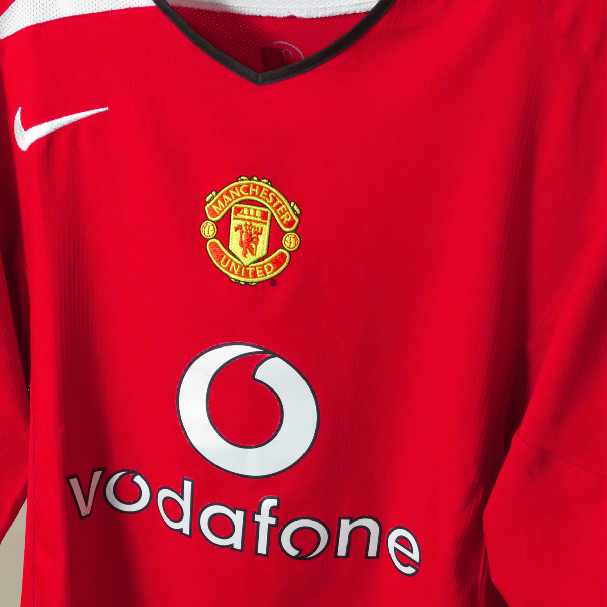 Manchester United 2004-06 Home Ronaldo # Shirt L