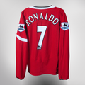 Manchester United 2004-06 Home Ronaldo #7 Shirt L