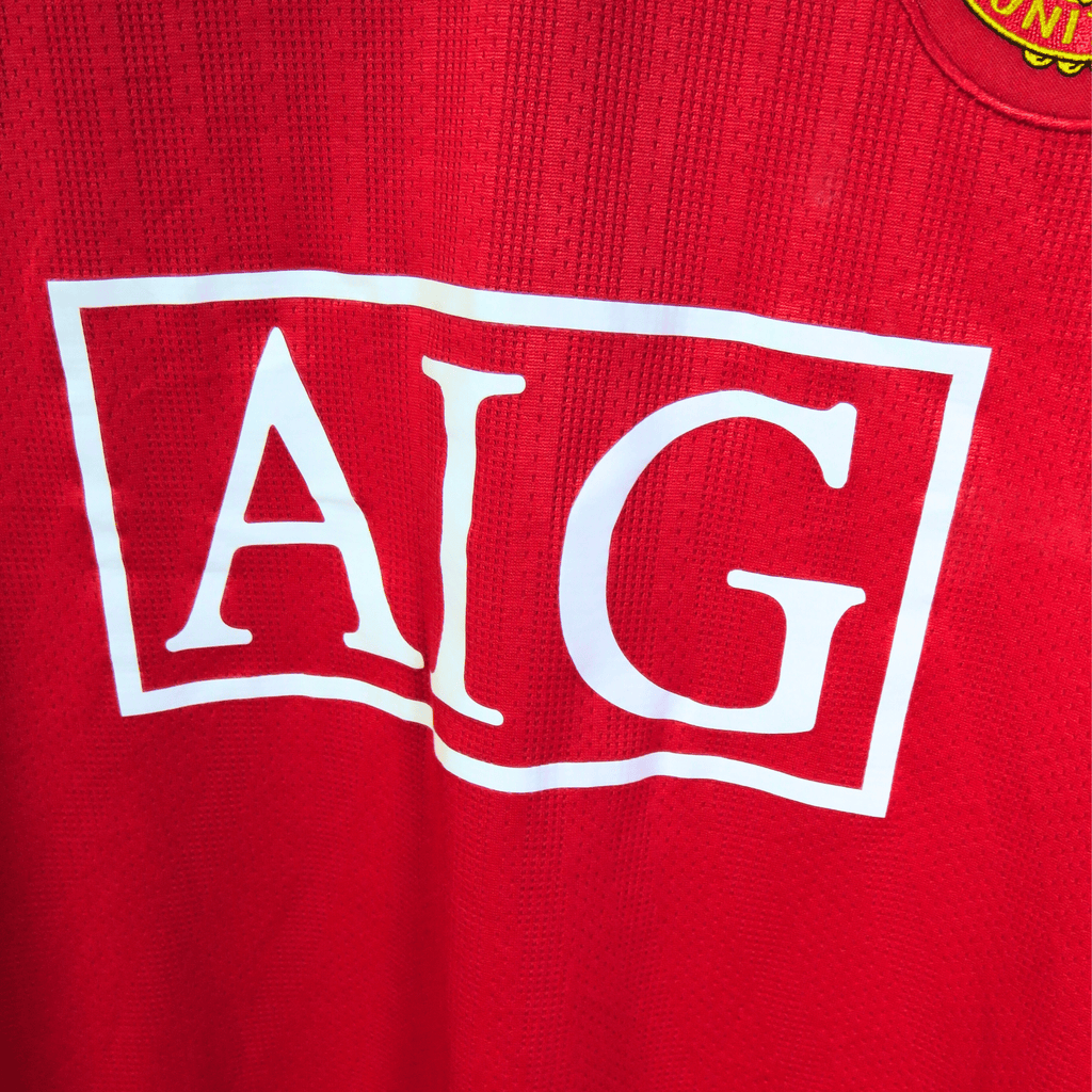 Manchester United 2007-09 Home Ronaldo #7 Shirt XXL