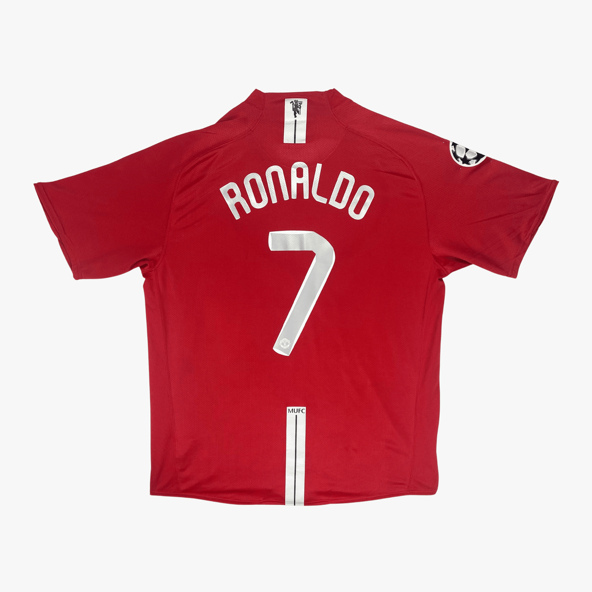 Manchester United 2007-09 Ronaldo #7 Home UCL Shirt XL
