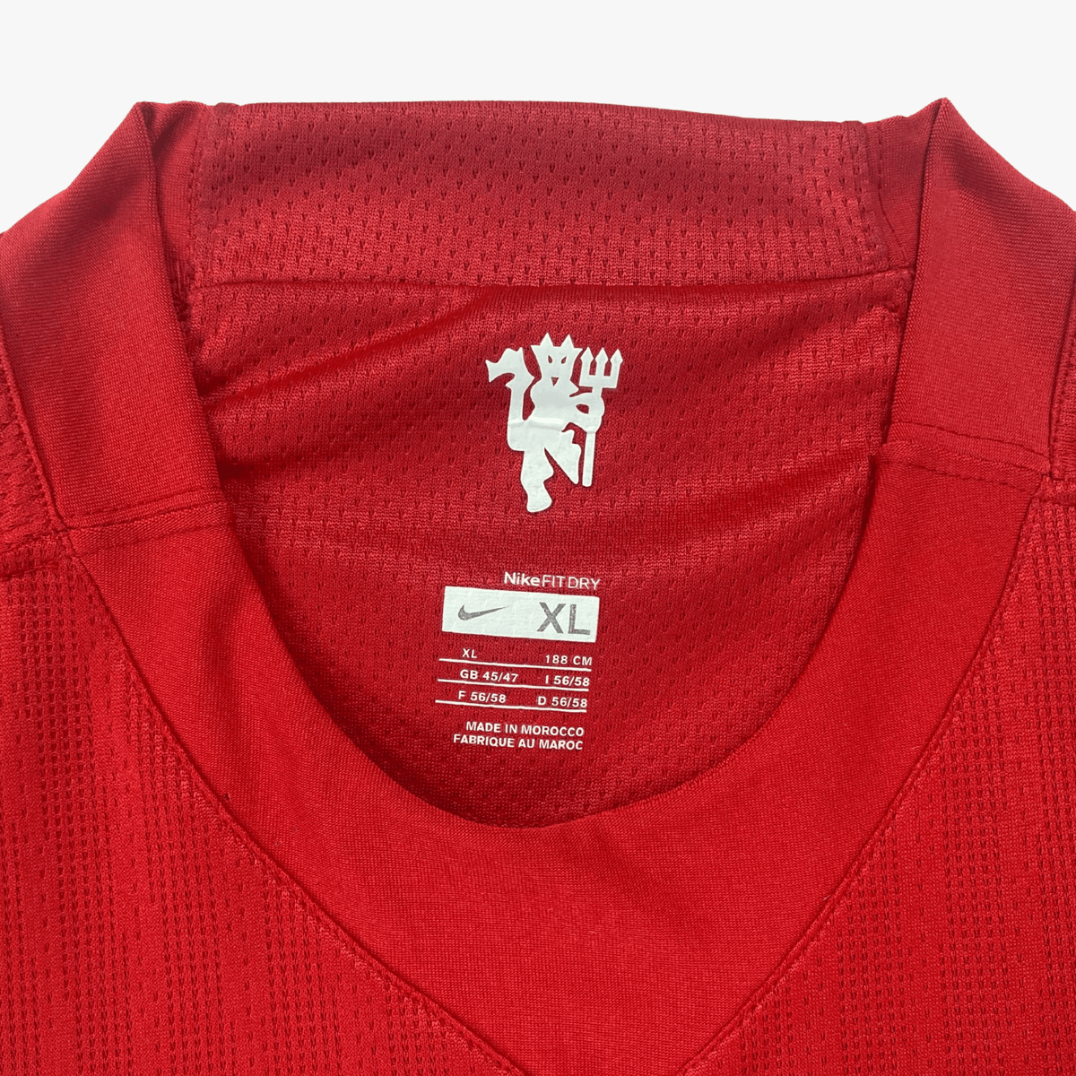 Manchester United 2007-09 Ronaldo #7 Home UCL Shirt XL