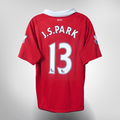 Manchester United 2010-11 Home J.S. Park #13 Shirt XL