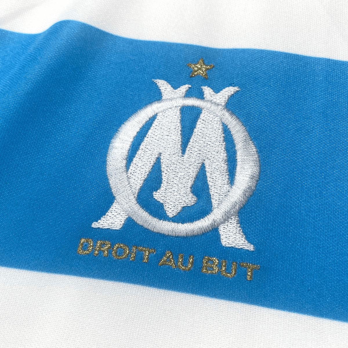 Original Marseille 2004-2005 Home football shirt, size XXL, Lizarazu 3 | Nostalgic Football Shirts