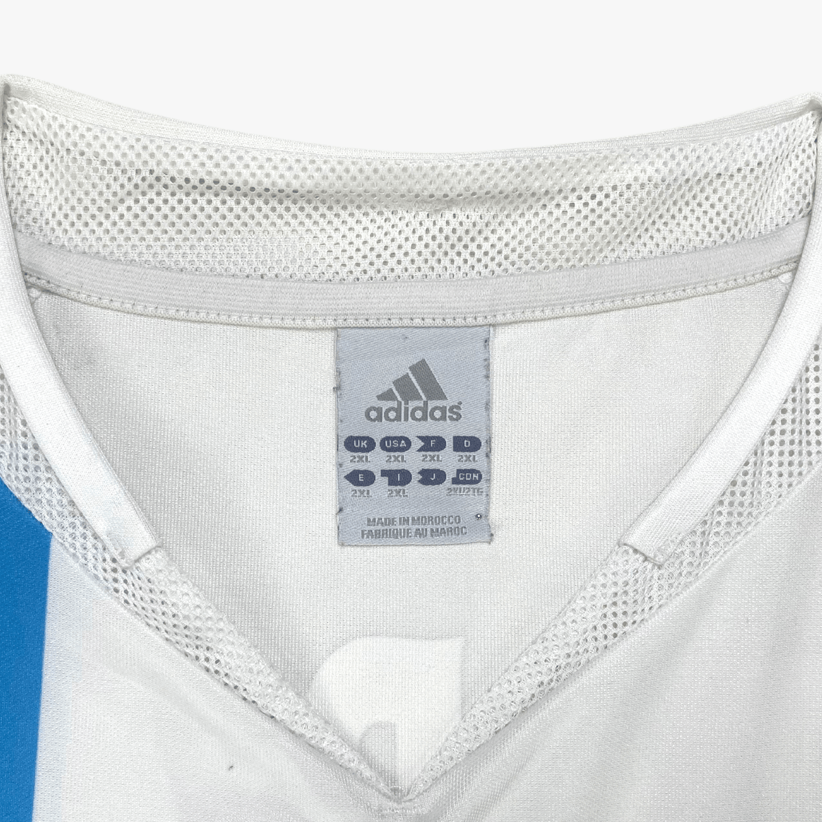 Original Marseille 2004-2005 Home football shirt, size XXL, Lizarazu 3 | Nostalgic Football Shirts