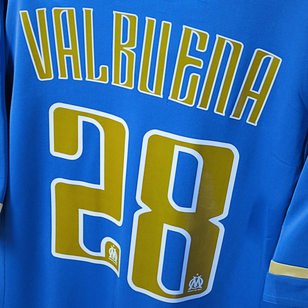 Retro Marseille 2011-2012 Away football jersey by Adidas, Valbuena 22, size M | Nostalgic Football Shirts
