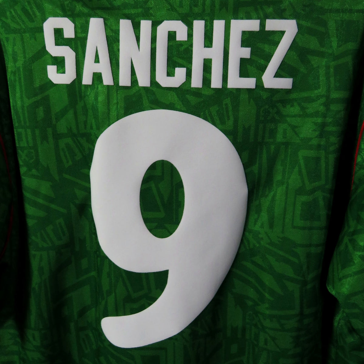Mexico 1994-1995 Home shirt, Sanchez 9, Umbro, size L | Nostalgic Football Shirts