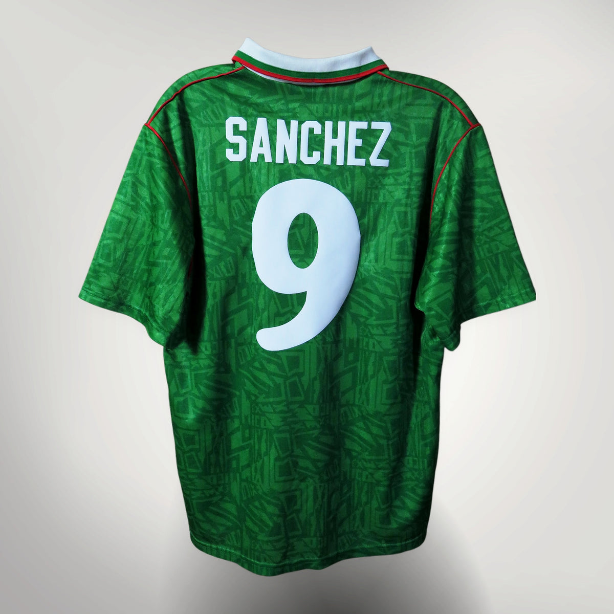 Mexico 1994-1995 Home shirt, Sanchez 9, Umbro, size L | Nostalgic Football Shirts