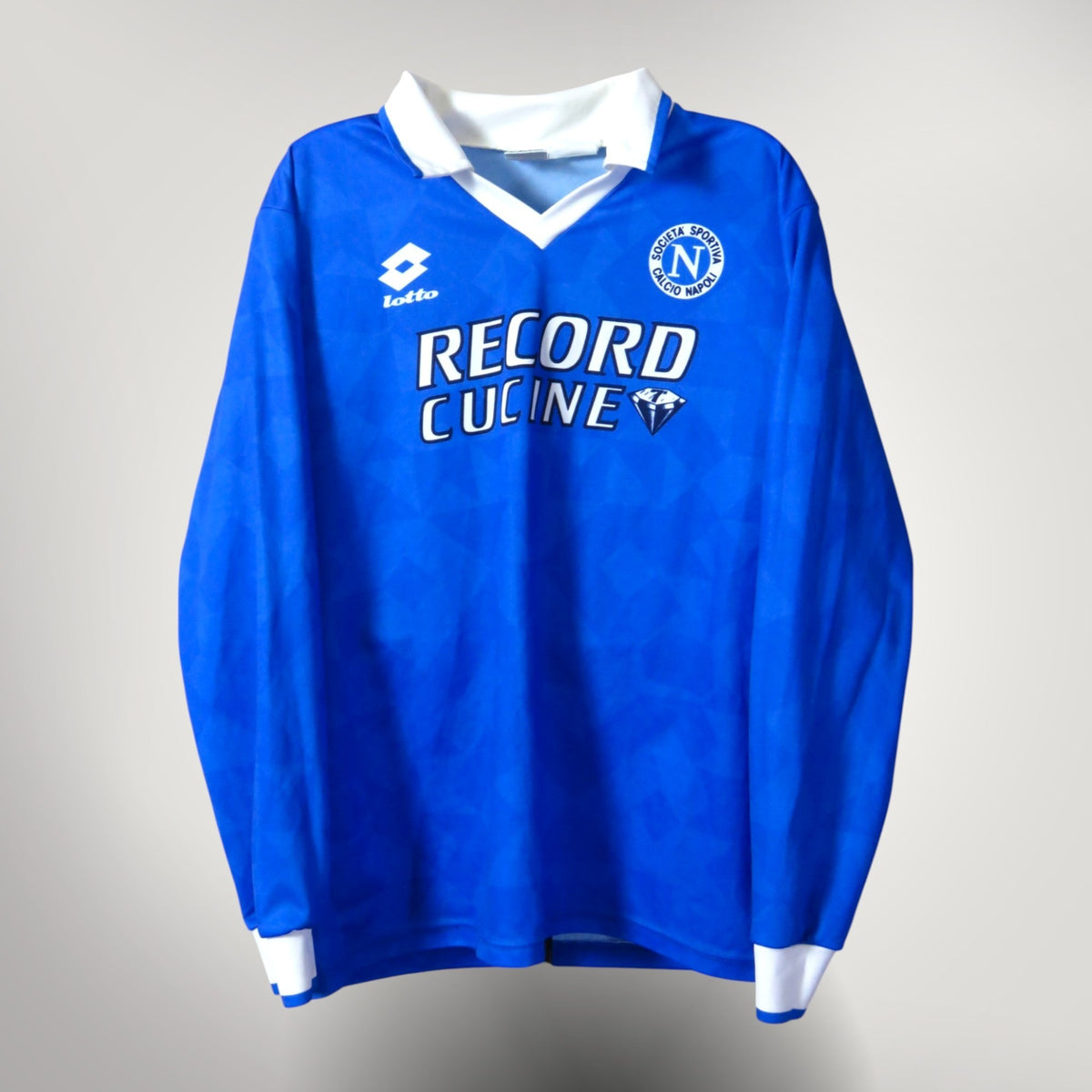 Vintage Napoli 1994-1995 Home longsleeve football shirt, size S | Nostalgic Football Shirts