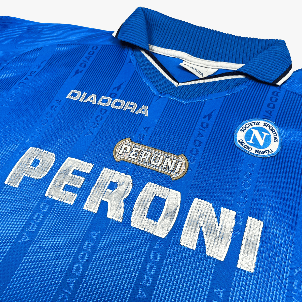 Original Napoli 2000-2001 Home football shirt, size XL | Nostalgic Football Shirts