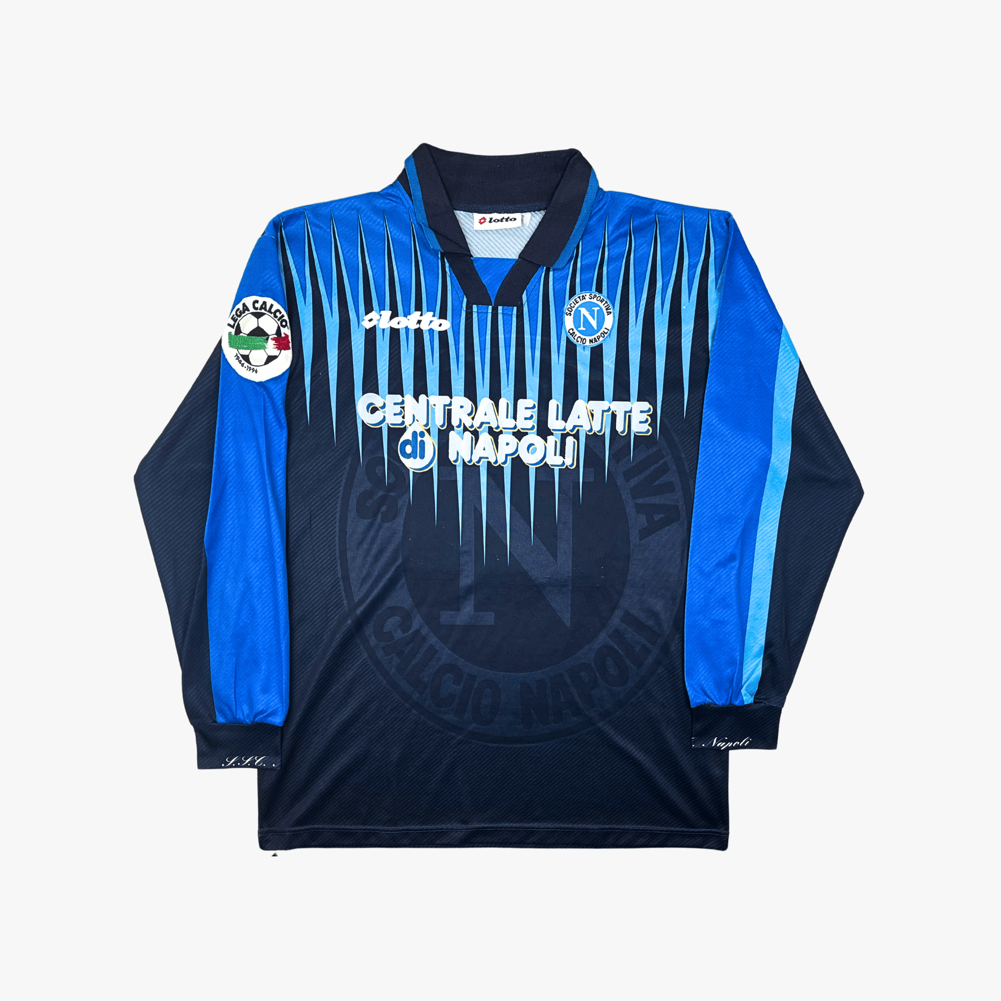 Napoli 1996-97 Third Matchissue/Matchworn Policano #21 Shirt XL