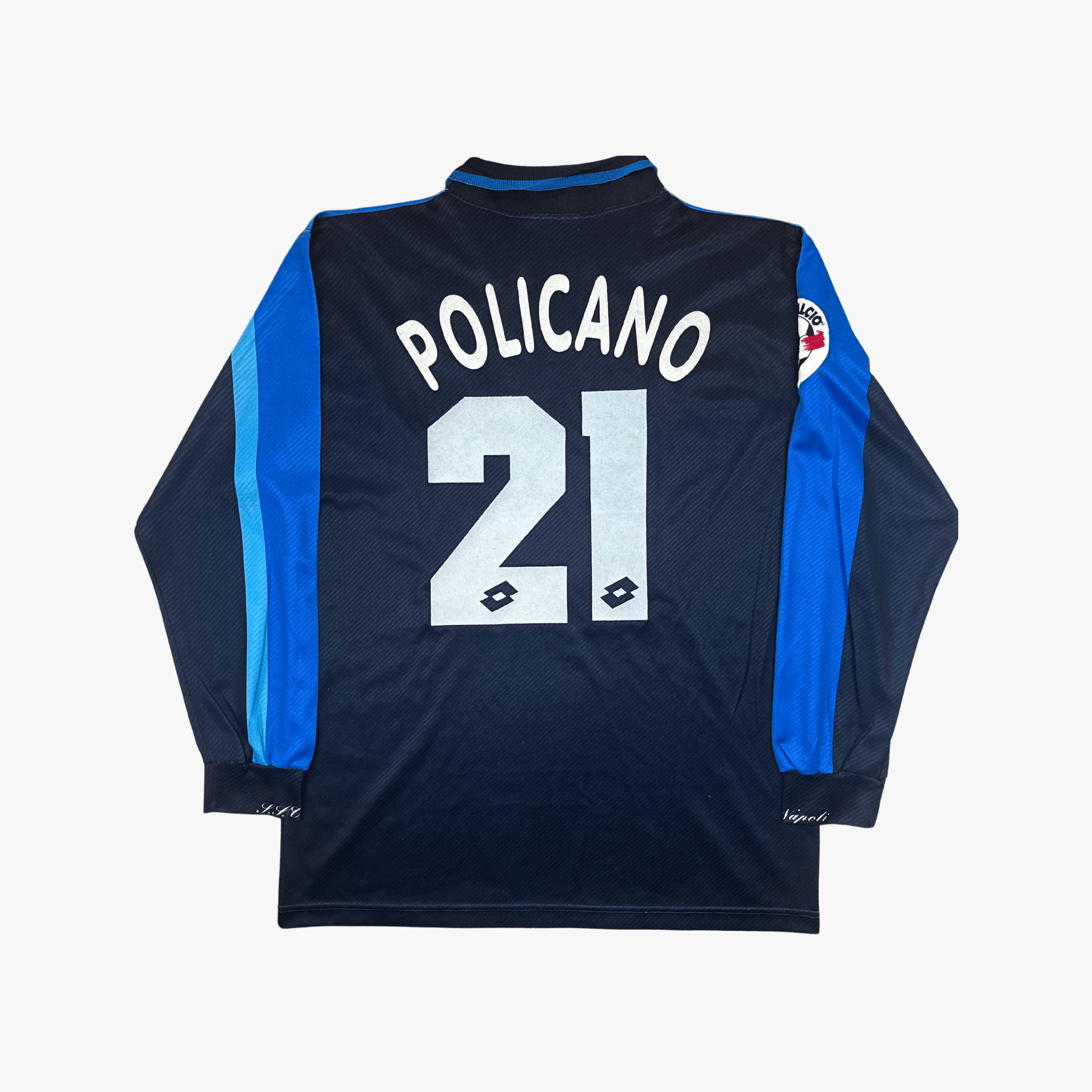 Napoli 1996-97 Third Matchissue/Matchworn Policano #21 Shirt XL