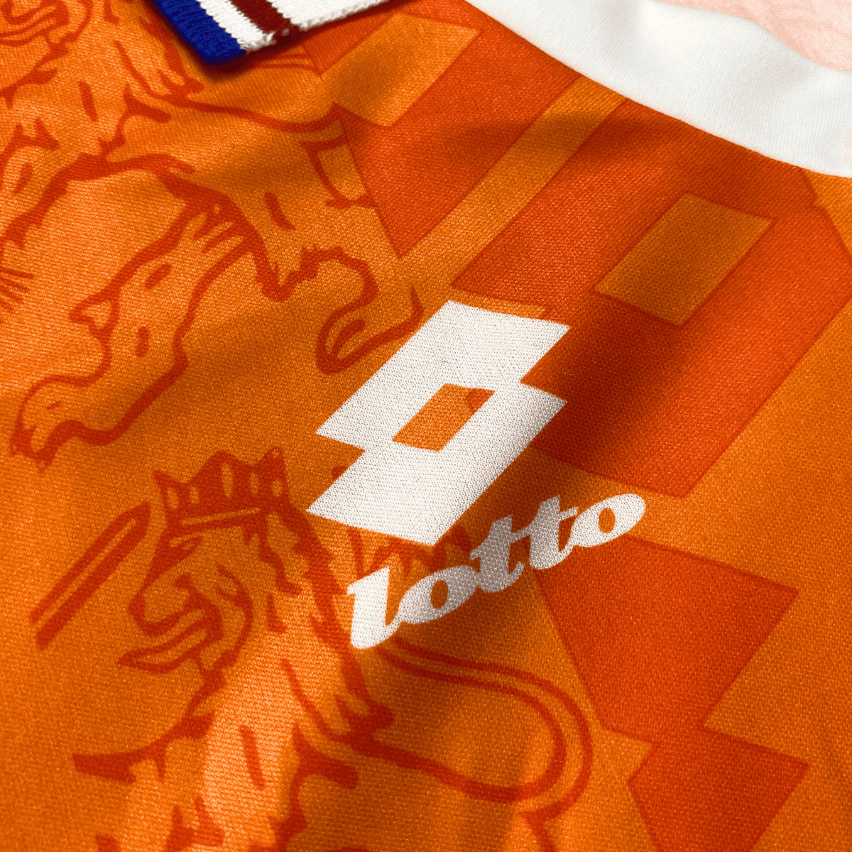 Vintage Netherlands 1994 Home football shirt with Bergkamp print, size M | Nostalgic Football Shirts
