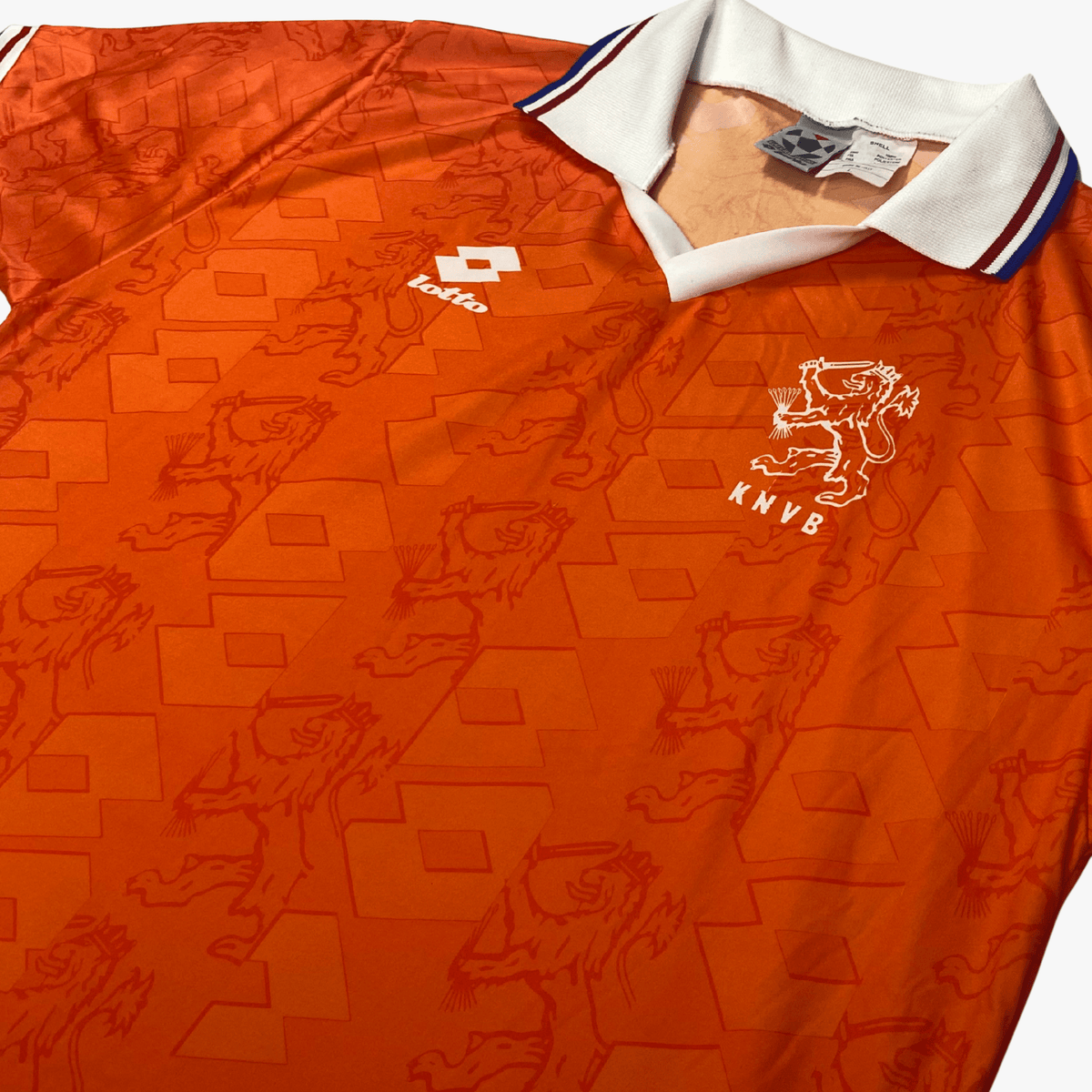 Retro Netherlands 1994 Home football jersey by Lotto, size L | Nostalgic Football Shirts