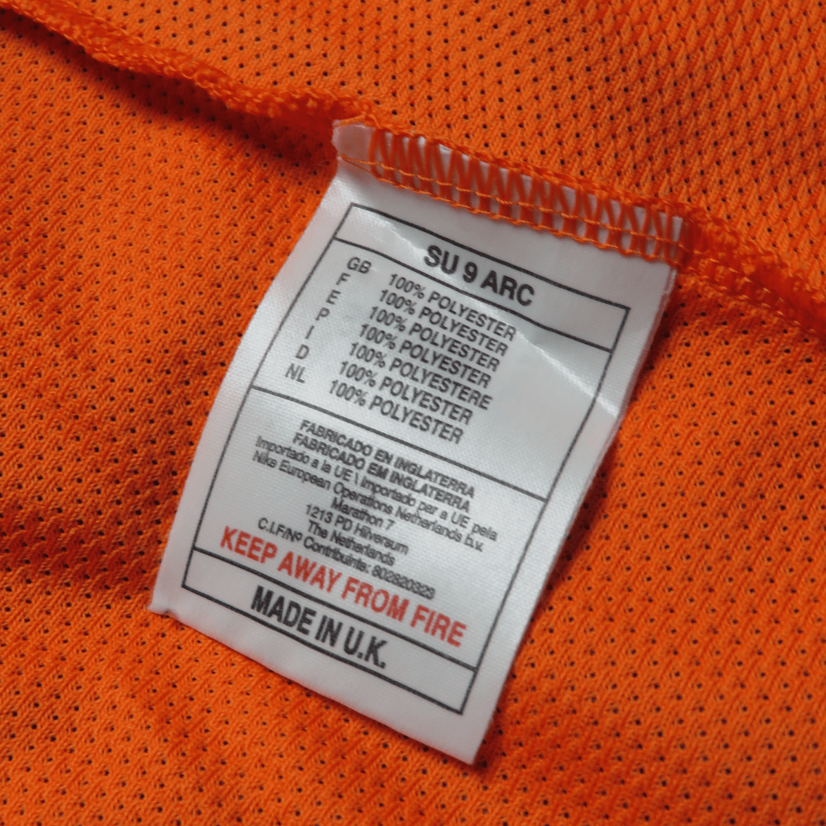 Authentic Nike Netherlands 1998-2000 Home shirt, Bergkamp 8 on the back, size M | Nostalgic Football Shirts