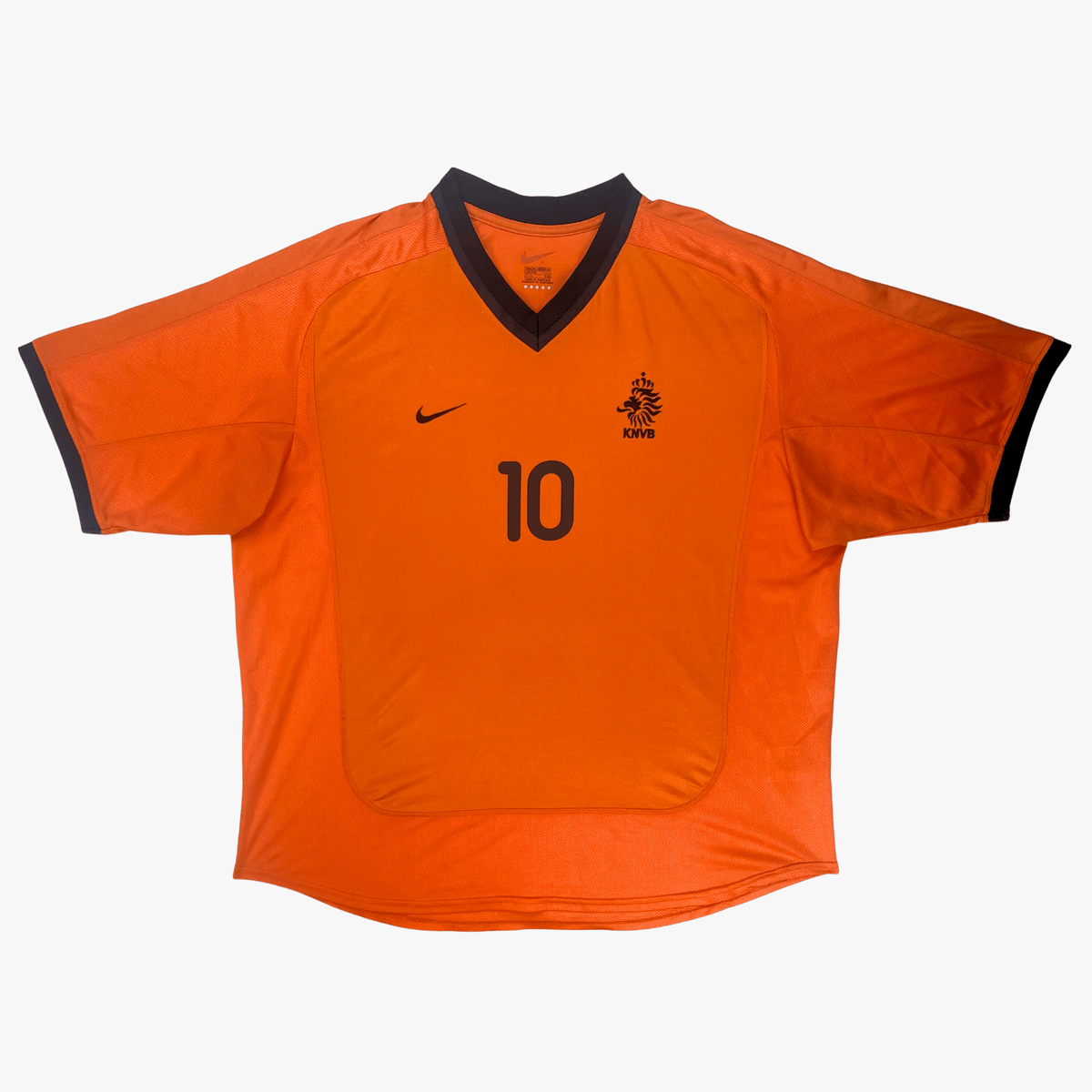 Authentic Nike Netherlands 2000-2002 Home shirt, Bergkamp 10 on the back, size XXL | Nostalgic Football Shirts