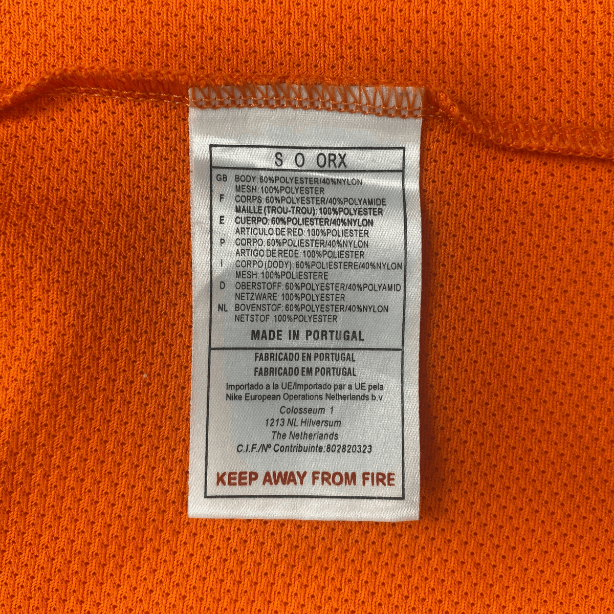 Original Netherlands 2000-2002 Home football shirt, size XXL, Bergkamp 10 | Nostalgic Football Shirts