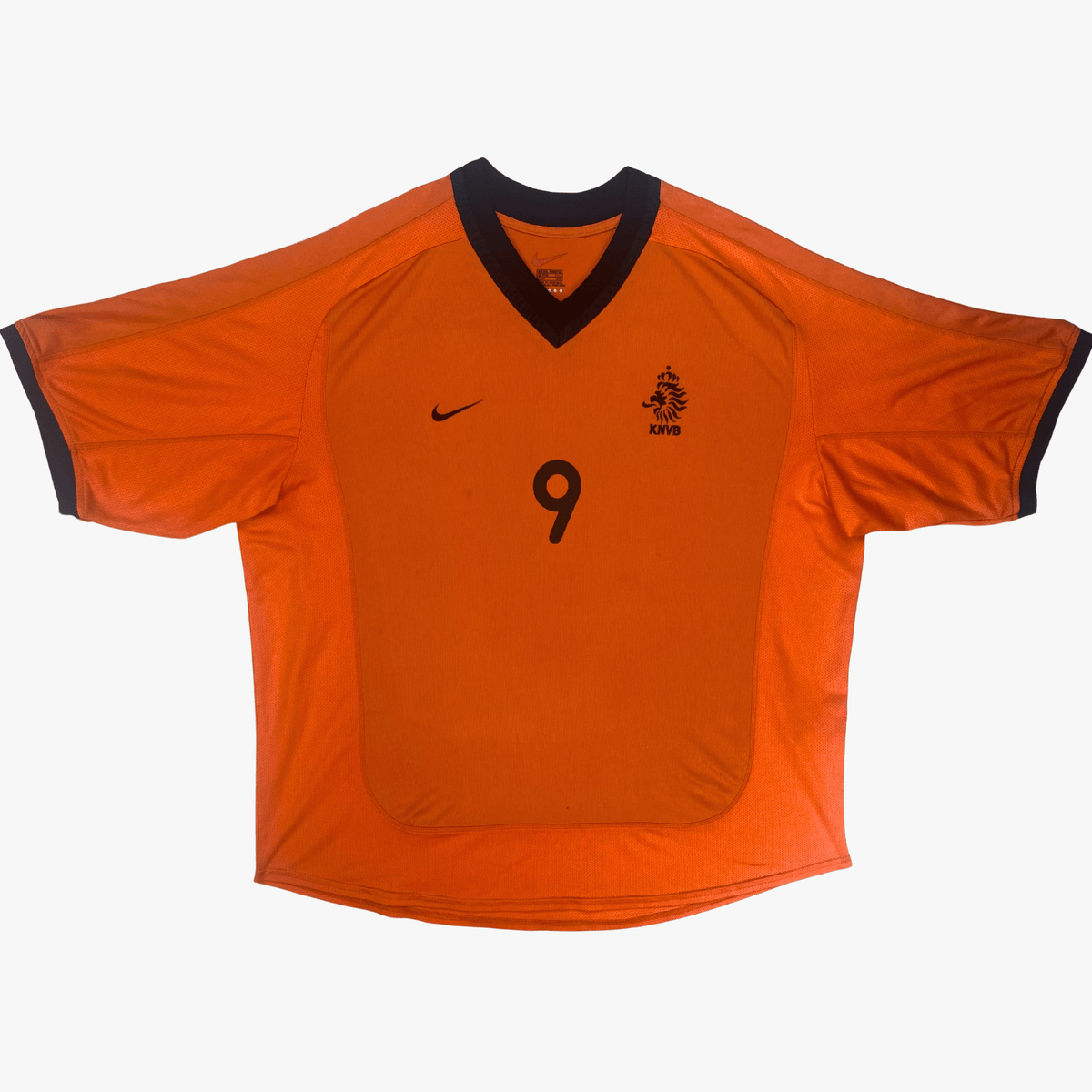 Authentic Nike Netherlands 2000-2002 Home shirt, Kluivert 9 on the back, size XXL | Nostalgic Football Shirts