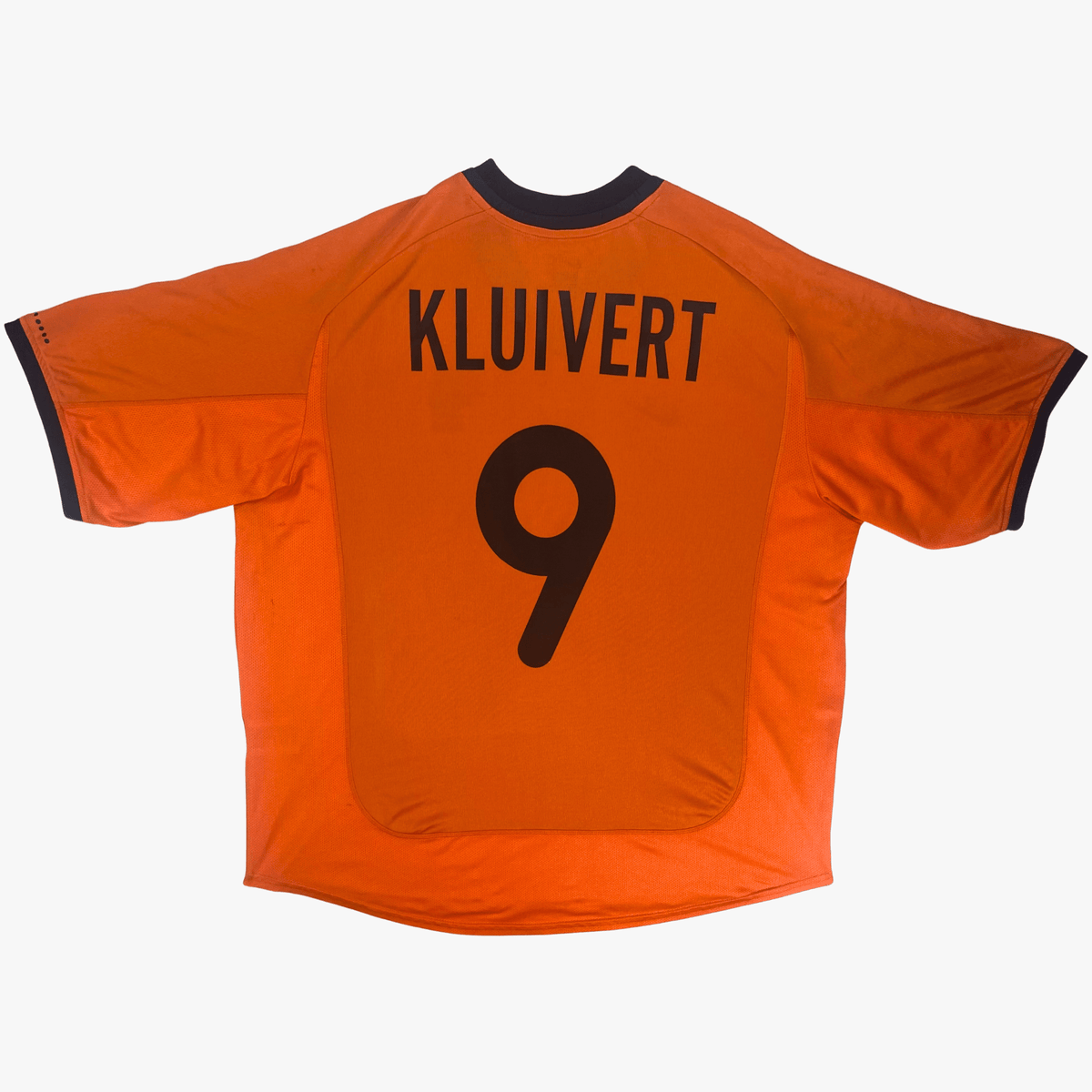 Vintage Netherlands 2000-2002 Home football shirt with Kluivert 9 print, size XXL | Nostalgic Football Shirts