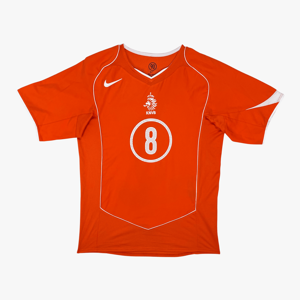 Authentic Nike Netherlands 2004-2006 Home shirt, Davids 8 on the back, size M | Nostalgic Football Shirts