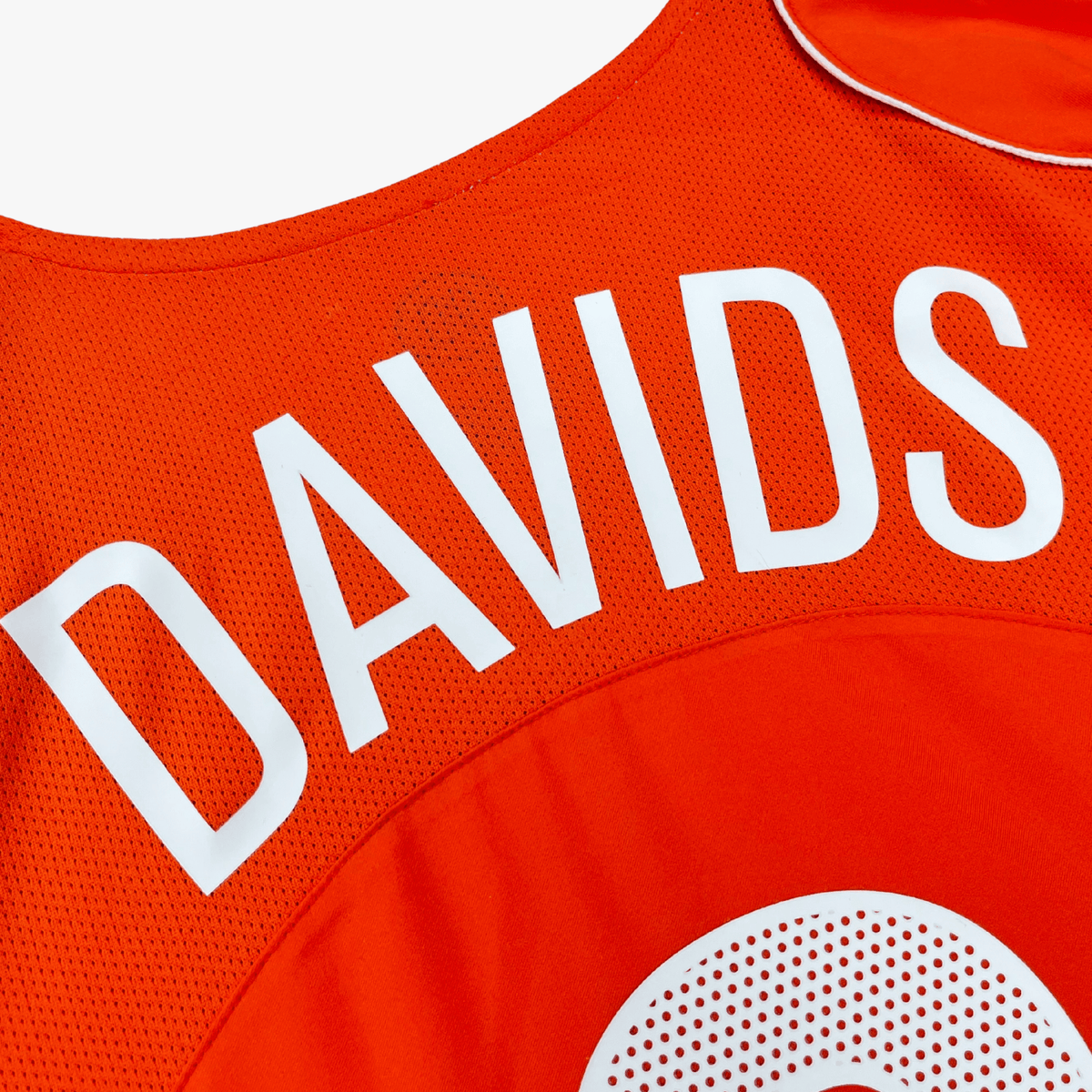 Retro Netherlands 2004-2006 Home football jersey by Nike, Davids 8, size M | Nostalgic Football Shirts