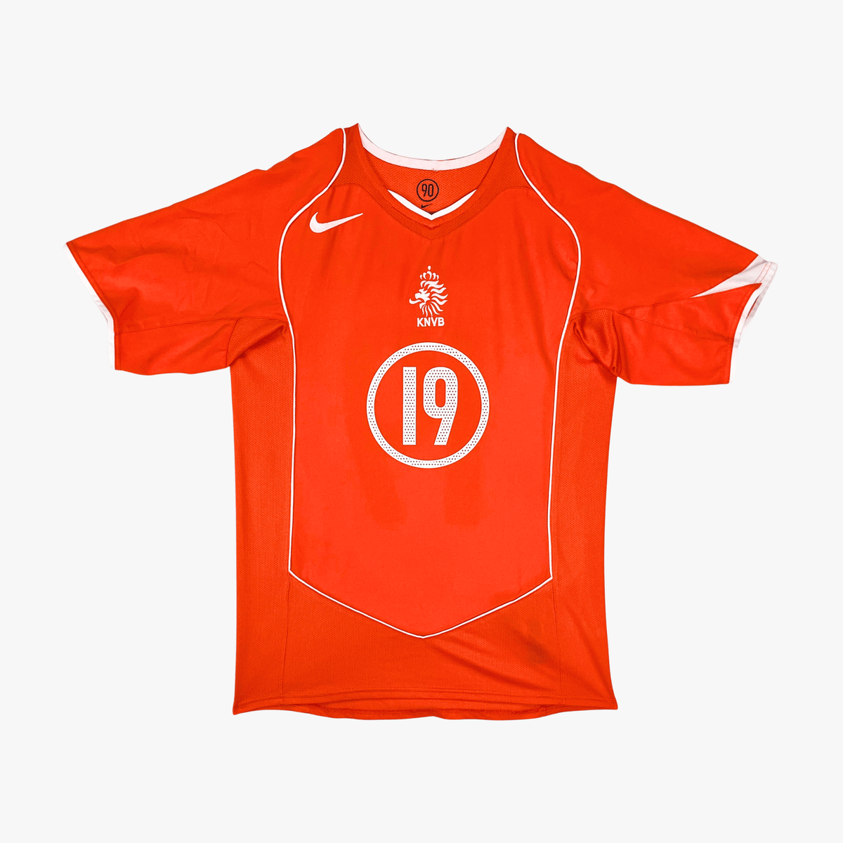 Authentic Nike Netherlands 2004-2006 Home shirt, Robben 19 on the back, size S | Nostalgic Football Shirts