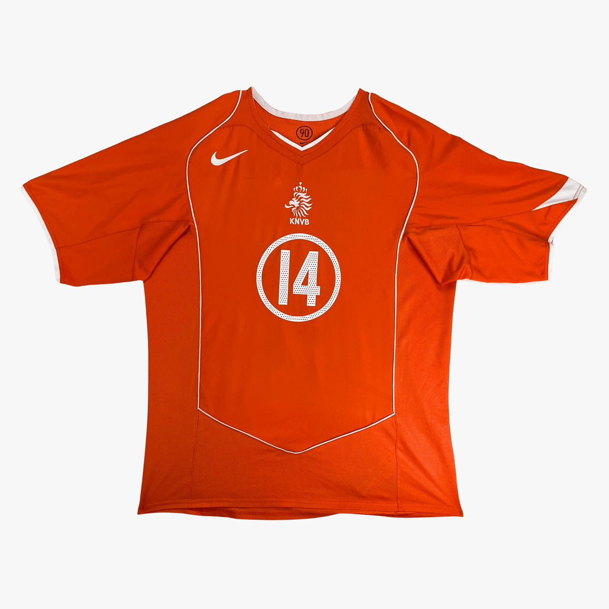 Authentic Nike Netherlands 2004-2006 Home shirt, Sneijder 14 on the back, size L | Nostalgic Football Shirts
