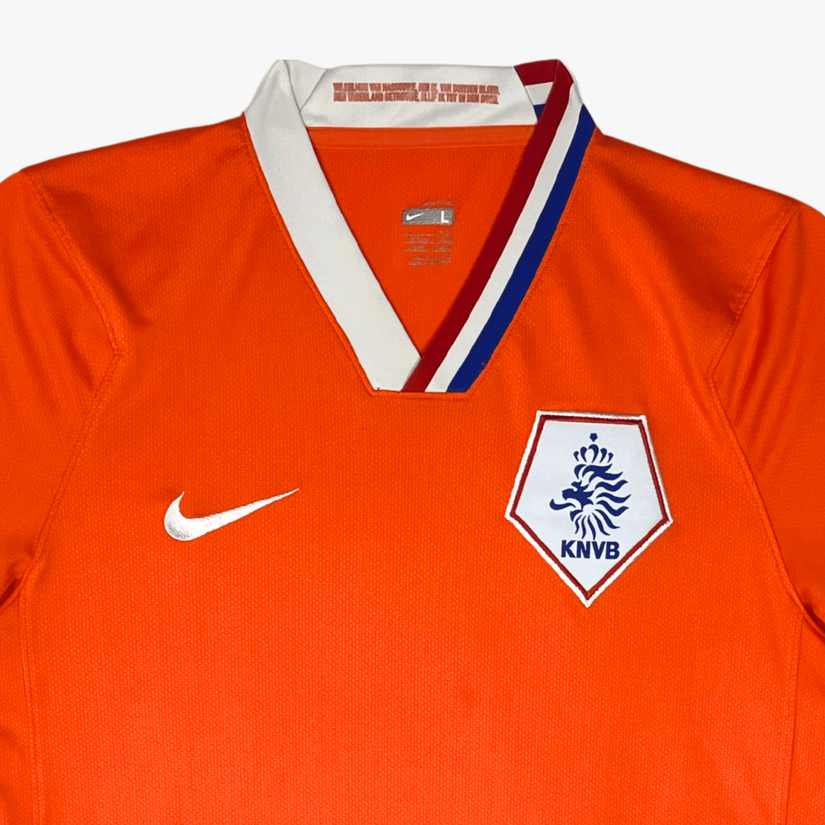 Authentic Nike Netherlands 2008-2010 Home shirt, size L | Nostalgic Football Shirts