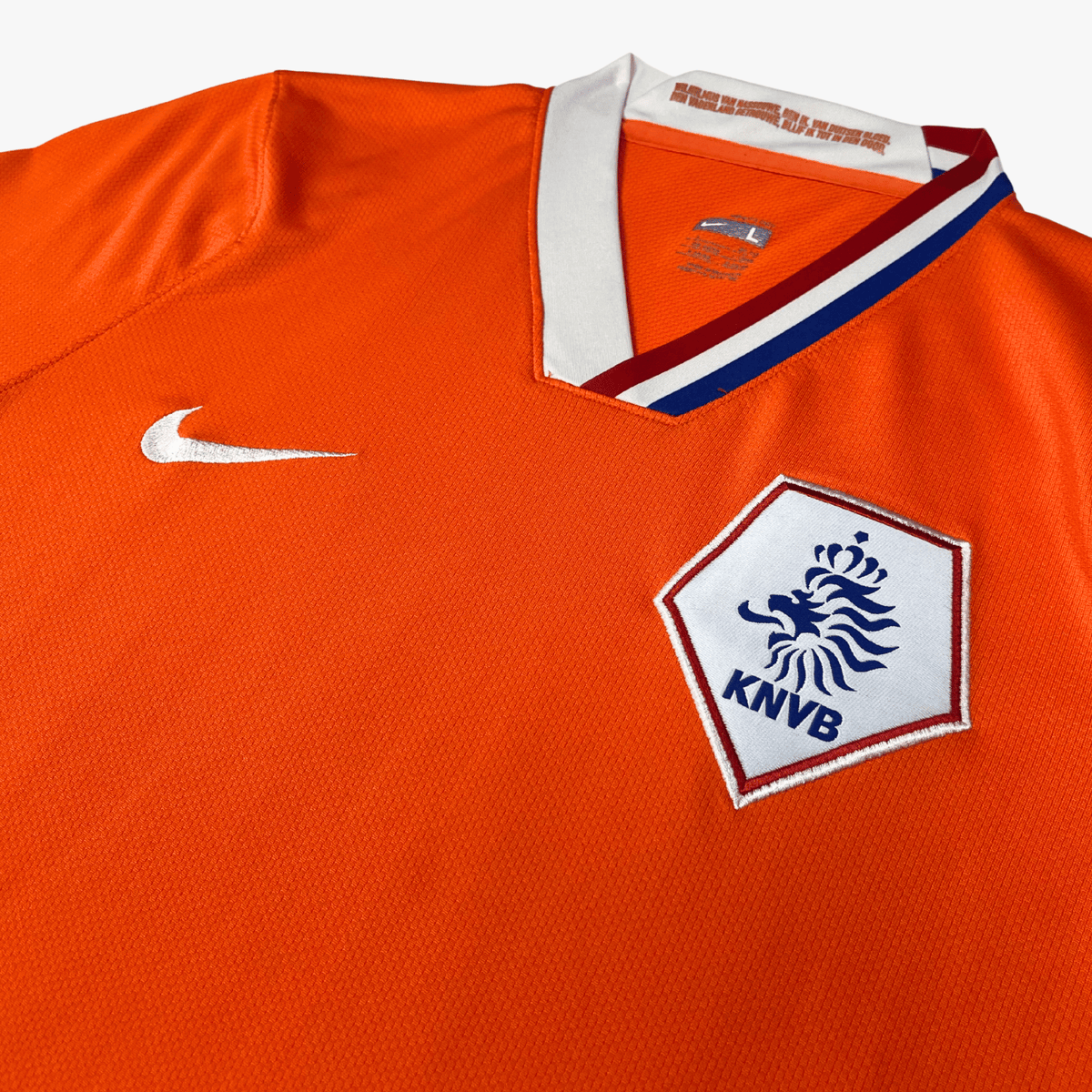 Original Netherlands 2008-2010 Home football shirt, size L | Nostalgic Football Shirts