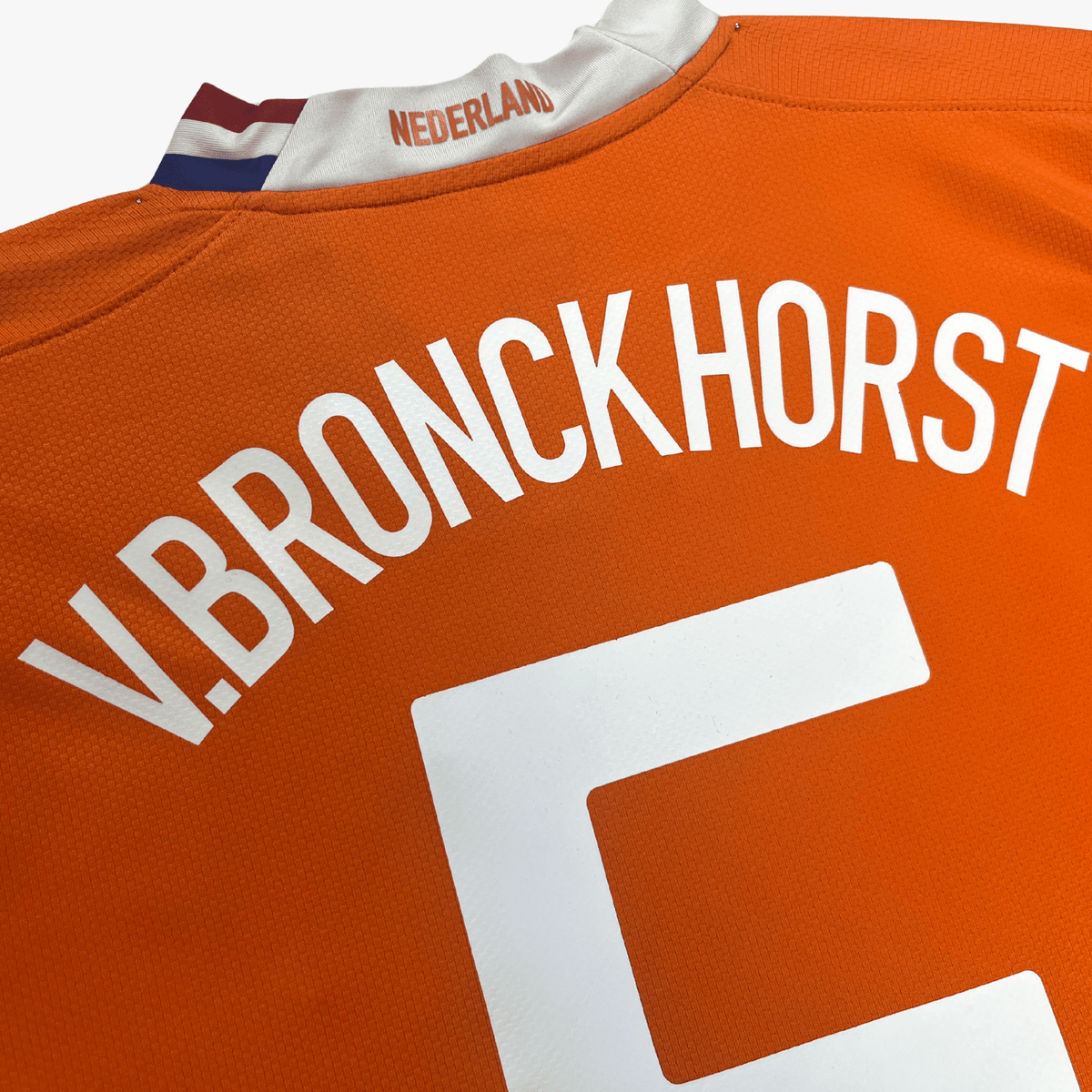 Retro Netherlands 2008-2010 Home football jersey by Nike, Van Bronckhorst, size L | Nostalgic Football Shirts