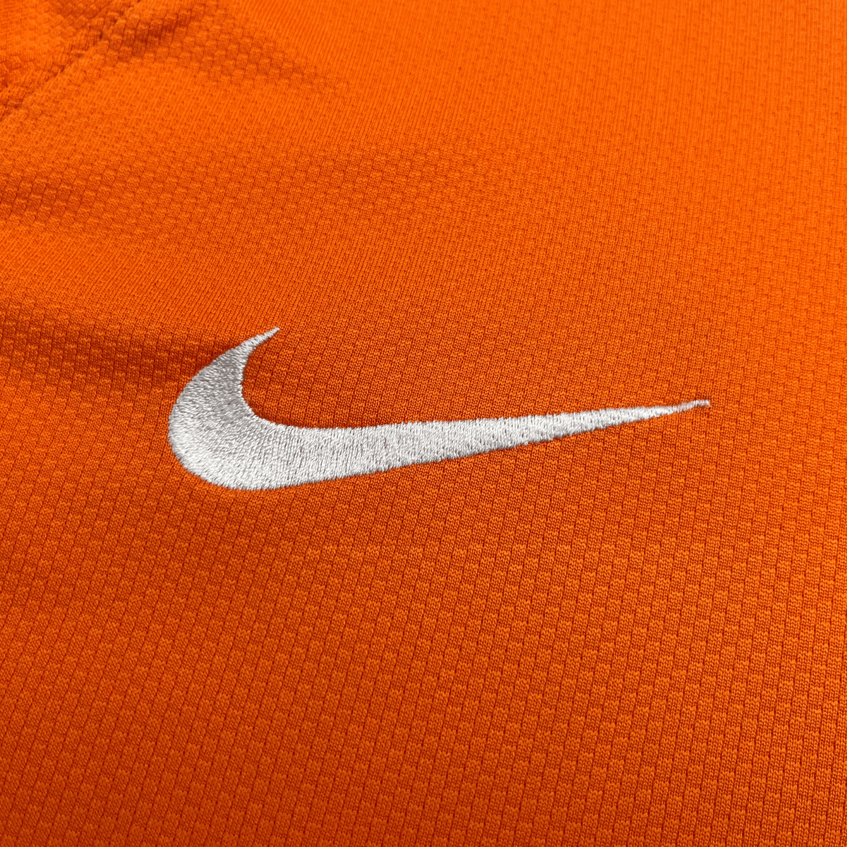 Vintage Netherlands 2008-2010 Home football shirt with Van Bronckhorst print, size L | Nostalgic Football Shirts